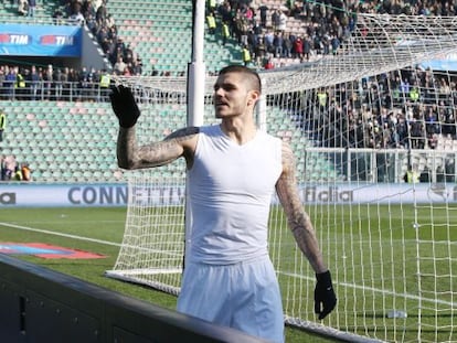 Mauro Icardi se encara con los aficionados del Inter