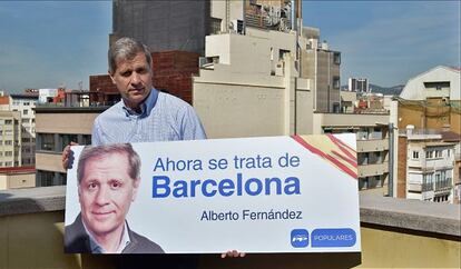 Alberto Fernández Díaz, candidato del PP a la alcaldía de Barcelona.