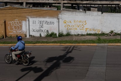 Pintadas contra las pandillas en Tegucigalpa. 