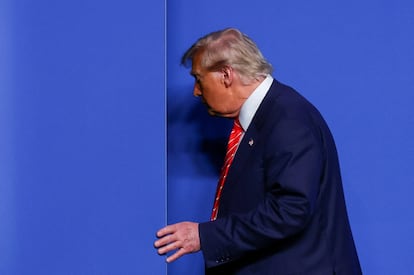Trump durante la cumbre de la OTAN en La Haya, en 2025.