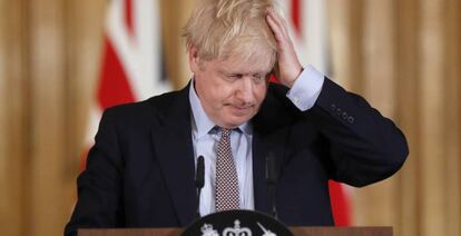 Boris Johnson, primer ministro británico.