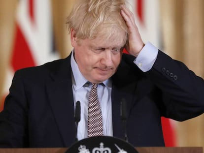 Boris Johnson, primer ministro británico.