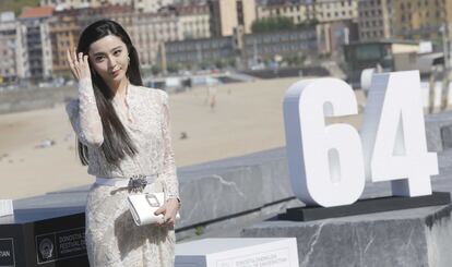 La actriz Fan Bingbing, en el Festival de Cine de San Sebastían.