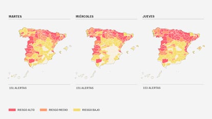 Mapa de alertas por calor: Consulte los municipios en niveles de riesgo para la salud
