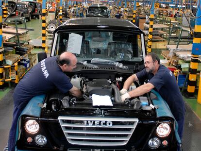 Fábrica de Santana Motor en Linares (Jaén), en 2008.