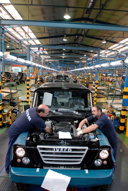 Fábrica de Santana Motor en Linares (Jaén), en 2008.