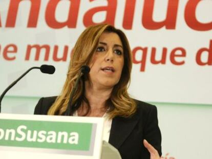 La secretaria general del PSOE andaluz y presidenta de la Junta, Susana D&iacute;az.