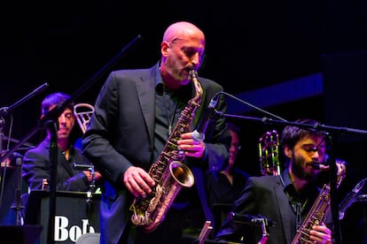 Bob Sands durante el festival 'Jazz Palacio Real', el 26 de julio de 2020 en Madrid.
