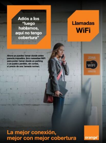 Nuevo servicio Llamadas WiFi de Orange.