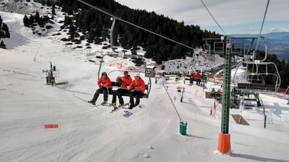 Estación de esquí de La Masella, en el Pirineo catalán. 