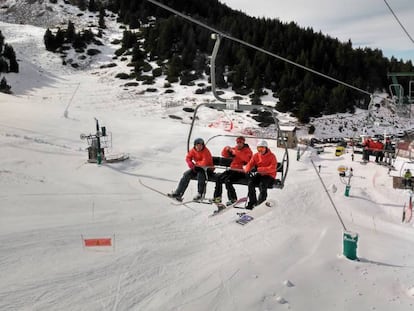 Estació d'esquí de la Masella, al Pirineu català.