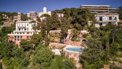 Vista general de Villa Roc Fleuri, en Niza, propiedad donde residió Sean Connery.
