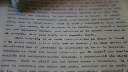 Mecanuscrito original de “Cien años de soledad” con anotaciones a mano de Gabriel García Márquez en la Casa Museo Guillermo Tovar de Teresa.