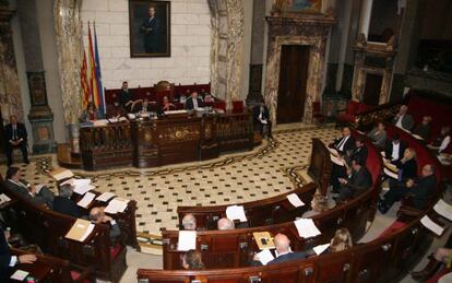El pleno del Ayuntamiento de Valencia celebrado este viernes.