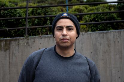 Marcelo, estudiante de 27 años, en Santiago (Chile), el 2 de noviembre de 2023.