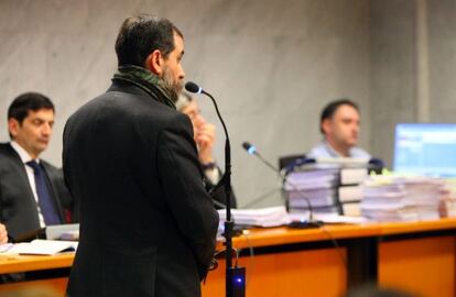 El asesor durante la declaración en una de las jornadas del juicio en Bilbao