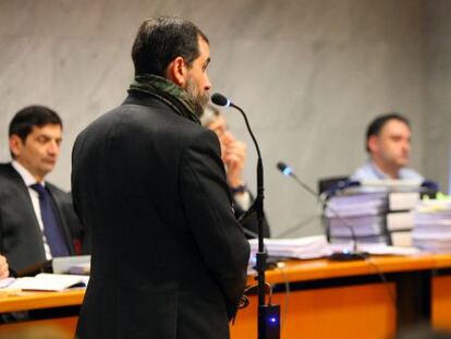 El asesor durante la declaración en una de las jornadas del juicio en Bilbao