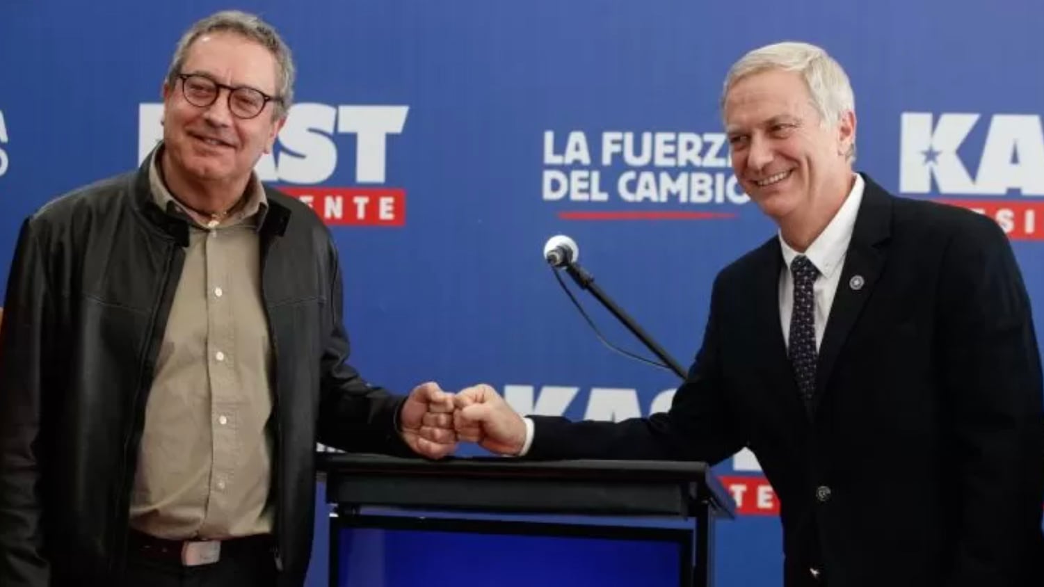 Bernardo Fontaine y José Antonio Kast, en una imagen de archivo.
