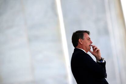 Jair Bolsonaro, en el Palacio de Planalto