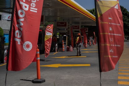Una gasolinera de Shell en Ciudad de México