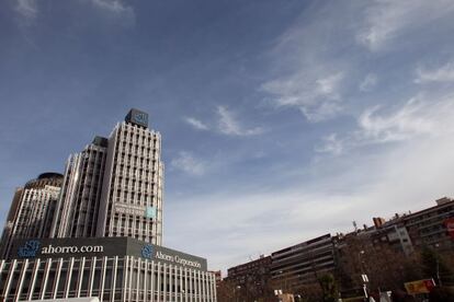 Sede Ahorro Corporaci&oacute;n, en el Paseo de la Castellana de Madrid. 