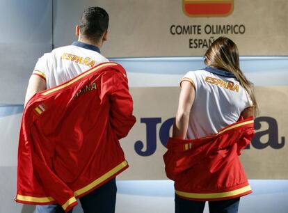 Presentación de la nueva equipación del equipo que representará a España en los Europeos de Bakú