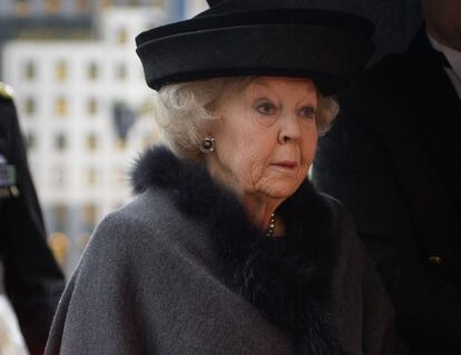 La princesa Beatriz de Holanda ha sido la representante de la casa de los Organge, en la ceremonia.