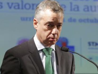 Basque regional premier Íñigo Urkullu.