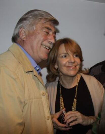 Susana Freydoz with her husband Carlos Soria.