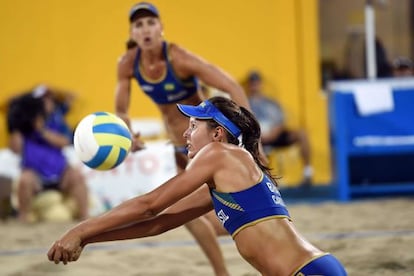 Lili e Carol Horta disputam o bronze contra Canad&aacute;.