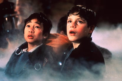 Ke Huy Quan y Sean Astin en 'Los Goonies'.