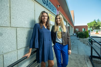 Leticia Mata (izq) y Lorena Valera, jefas de estudio de IES Ortega y Gasset. Centro de Alto Rendimiento Deportivo de Madrid.