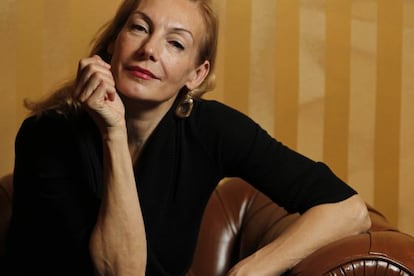 La cantante Ute Lemper, ayer en Madrid.