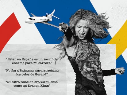 Confesiones de Shakira en el juzgado: “Hice aterrizar el avión en Barcelona solo para darle un beso a Gerard”