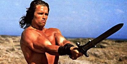 Arnold Schwarzenegger, en 'Conan, el bárbaro'.