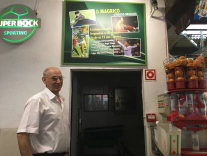 José Manuel Gonçalves, camarero del bar Magriço, donde Cristiano desayunaba a diario.