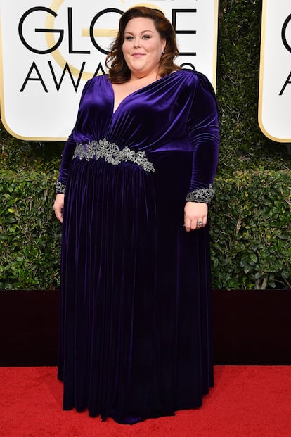 La actriz Chrissy Metz conocida por interpretar a Barbara en la serie de televisión American Horror Story: Freak Show.