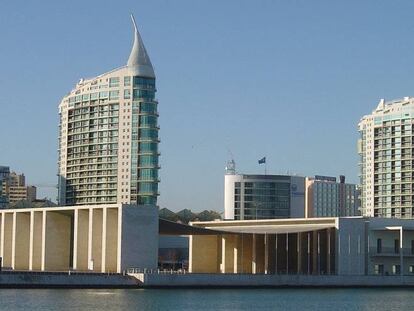 Imagen del Parque das Naçoes en Lisboa, capital de Portugal.