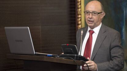 El ministro de Hacienda, Cristóbal Montoro.