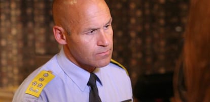 El jefe de la Polic&iacute;a noruega, Oystein Maeland, el 23 de julio de 2011.