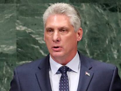 Miguel Díaz Canel, presidente de Cuba.