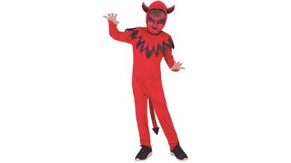 Mono de diablo para niños para disfrazarse en Halloween.