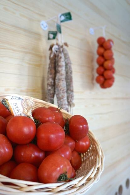 Costella arrebossada i tomàquets d'Alcalà de Xivert.