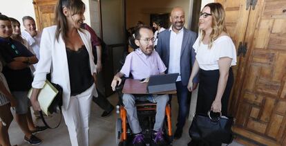 Pablo Echenique, secretario de Organización de Podemos, esta semana.