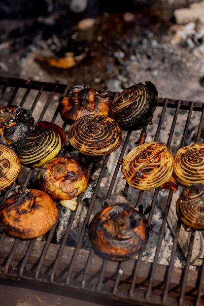 Cebollas a la parrilla.