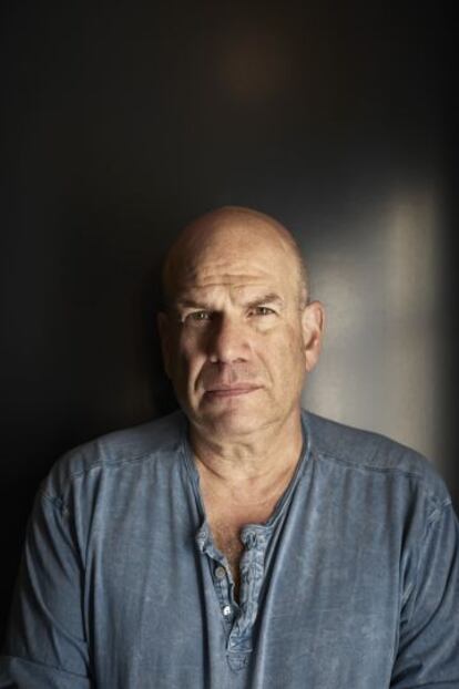David Simon, el viernes en Barcelona.