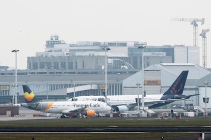 El aeropuerto de Zaventem, en Bruselas, cerrado por las explosiones