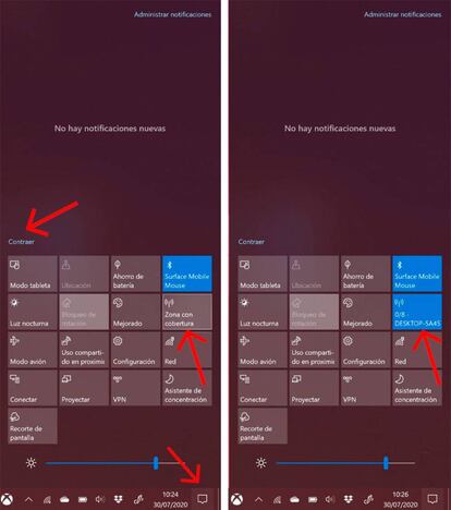 Compartir conexión wifi con Windows 10.