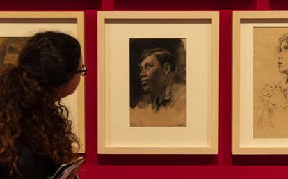 Retrat del pintor Diego Rivera realitzat per Fabrés el 1904.