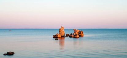 Costa del mar de Azov, en Ucrania.